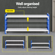Giantz 2Mx0.9M Warehouse Shelving Garage Rack WR-F-20060-900BG-AB