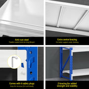 Giantz 2Mx0.9M Warehouse Shelving Garage Rack WR-F-20060-900BG-AB