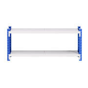 Giantz 2x 0.9M Garage Shelving Workbench Warehouse Rack WR-F-20060-900BG-ABX2
