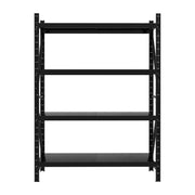 2Mx1.5M Giantz Garage Shelving Warehouse Rack Black WR-F-20150-200BK-ABC