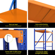 Giantz 2Mx1.8M Warehouse Shelving Garage Rack WR-F-20186-200BO-ABC