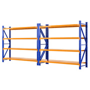 Giantz 4Mx1.8M Warehouse Shelving Garage Rack WR-F-20186-200BO-ABCX2