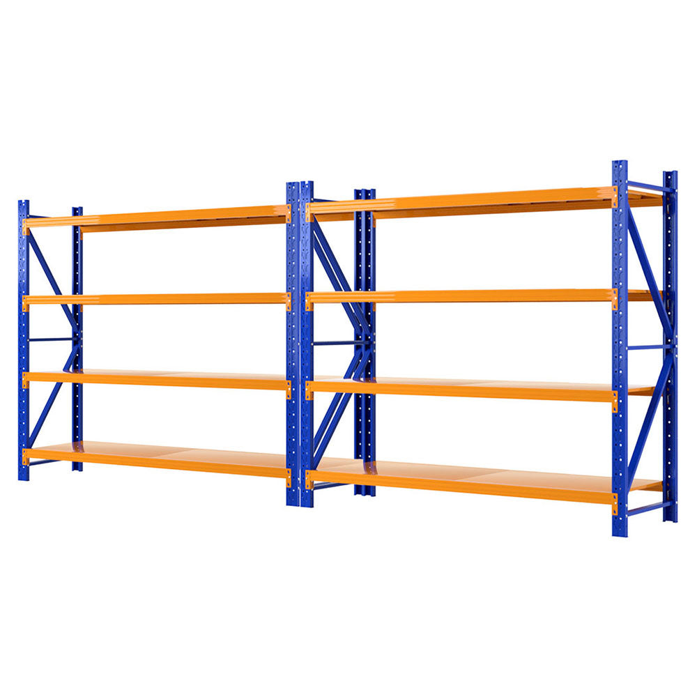 Giantz 4Mx1.8M Warehouse Shelving Garage Rack WR-F-20186-200BO-ABCX2