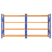 Giantz 4Mx1.8M Warehouse Shelving Garage Rack WR-F-20186-200BO-ABCX2