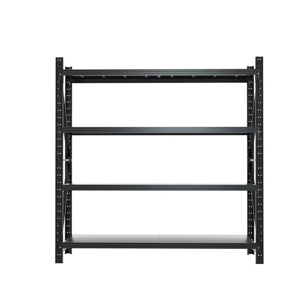 Giantz 2Mx2M Warehouse Shelving Garage Rack WR-F-20205-200BK-ABC