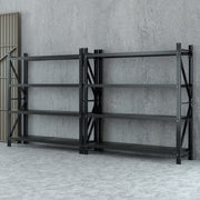 Giantz 4Mx2M Garage Shelving Warehouse Rack Black WR-F-20205-200BK-ABCX2