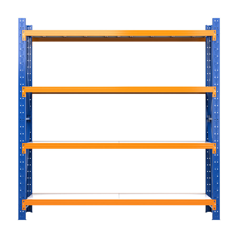 Giantz 2Mx2M Garage Shelving Warehouse Rack Pallet Racking Storage Shelf Blue WR-F-20205-200BO-ABC