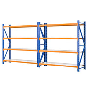 Giantz 4Mx2M Garage Shelving Warehouse Rack WR-F-20205-200BO-ABCX2