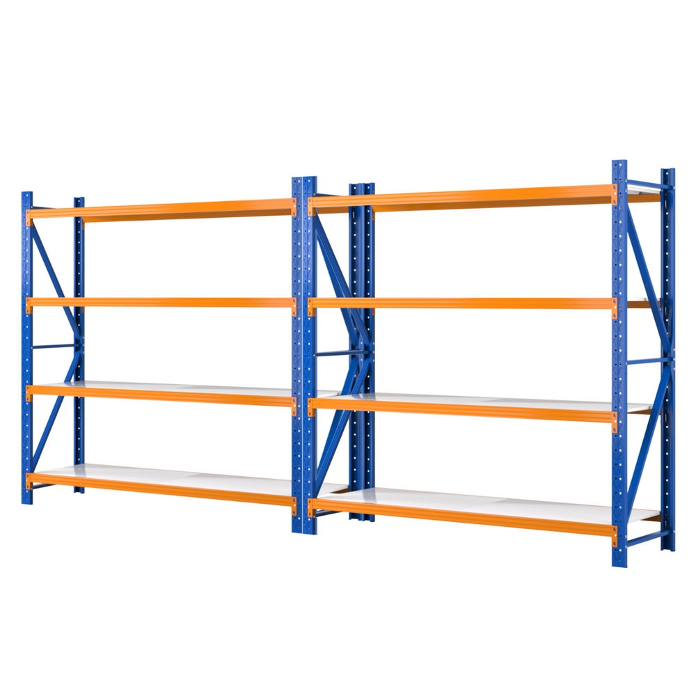 Giantz 4Mx2M Garage Shelving Warehouse Rack WR-F-20205-200BO-ABCX2