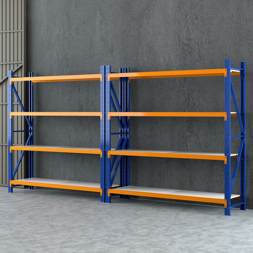 Giantz 4Mx2M Garage Shelving Warehouse Rack WR-F-20205-200BO-ABCX2