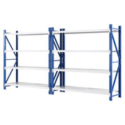Giantz 4Mx2M Garage Shelving Warehouse Rack Blue WR-F-20206-200BG-ABCX2