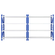Giantz 4Mx2M Garage Shelving Warehouse Rack Blue WR-F-20206-200BG-ABCX2