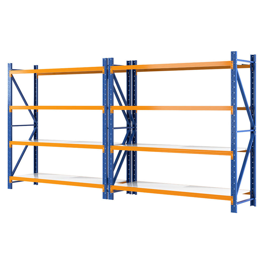 Giantz 4Mx2M Garage Shelving Warehouse Rack Orange WR-F-20206-200BO-ABCX2