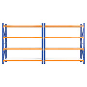 Giantz 4Mx2M Garage Shelving Warehouse Rack Orange WR-F-20206-200BO-ABCX2