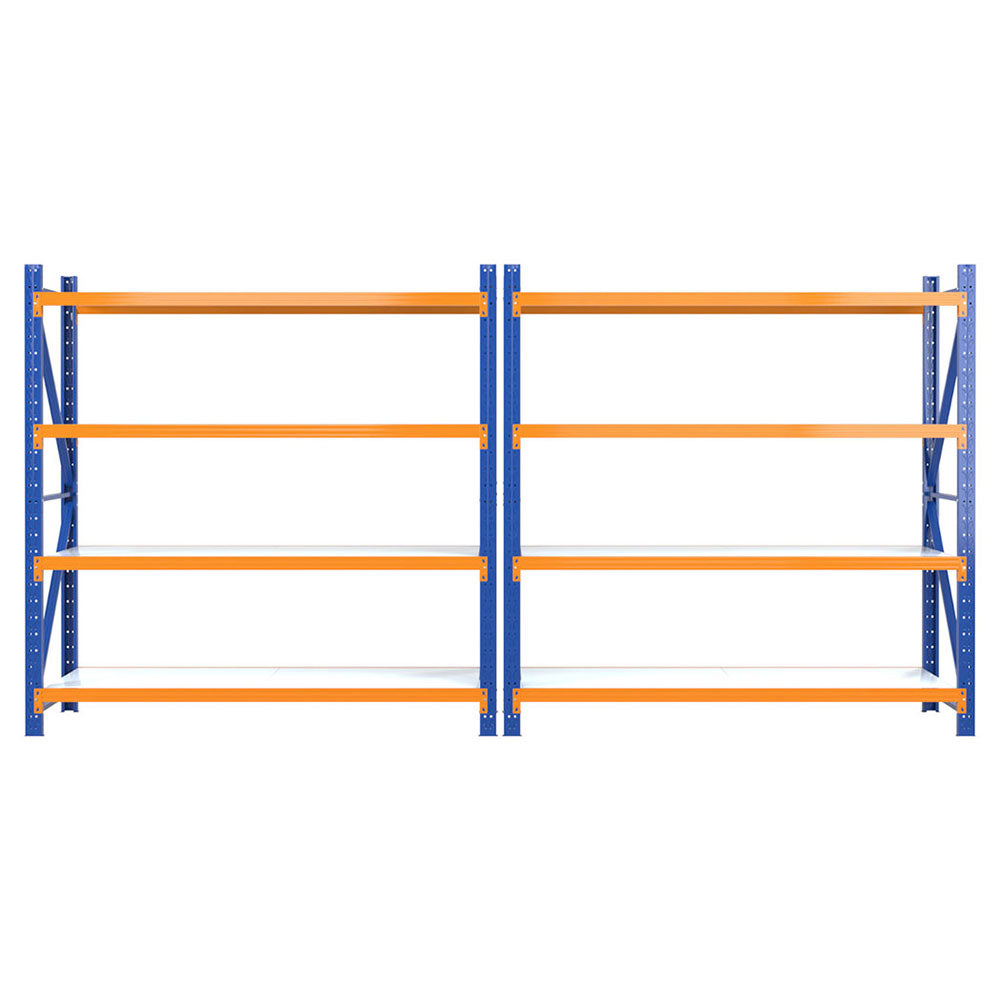 Giantz 4Mx2M Garage Shelving Warehouse Rack Orange WR-F-20206-200BO-ABCX2