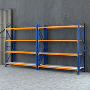 Giantz 4Mx2M Garage Shelving Warehouse Rack Orange WR-F-20206-200BO-ABCX2