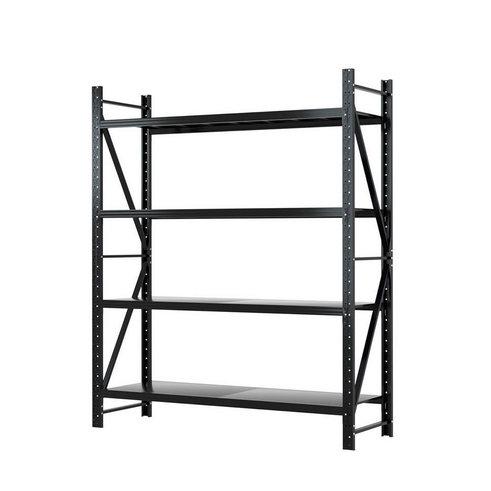 Giantz 2.4Mx2M Warehouse Shelving Garage Rack WR-F-20246-200BK-ABC