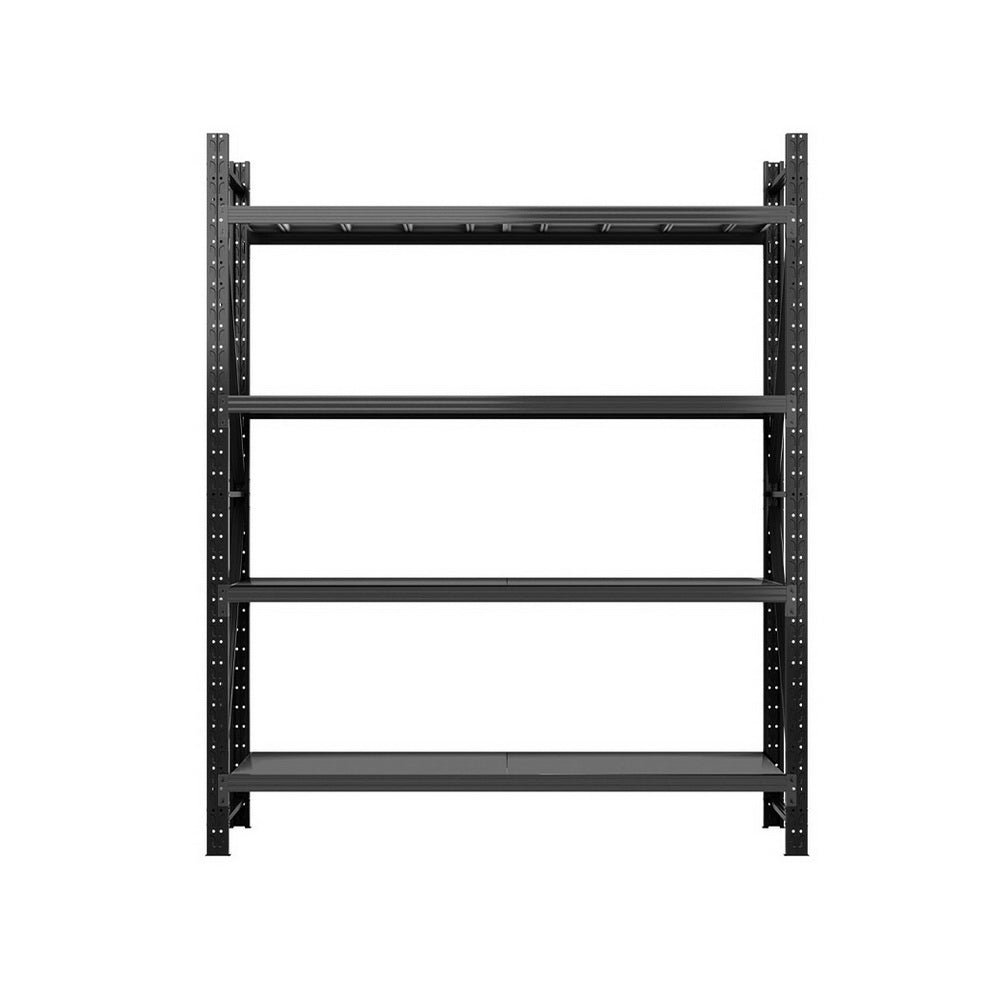 Giantz 2.4Mx2M Warehouse Shelving Garage Rack WR-F-20246-200BK-ABC