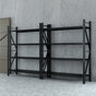 Giantz 4Mx2.4M Garage Shelving Warehouse Rack Black WR-F-20246-200BK-ABCX2