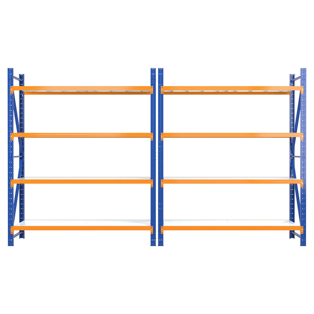 Giantz 4Mx2.4M Garage Shelving Warehouse Rack WR-F-20246-200BO-ABCX2