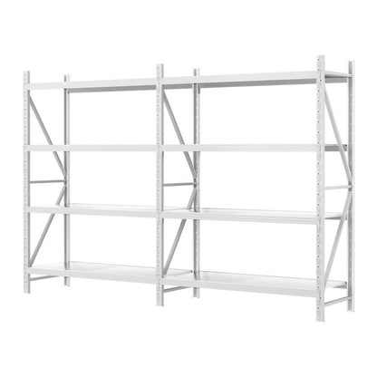3Mx2M Giantz Garage Shelving Warehouse Rack WR-F-30006-200WH-ABC