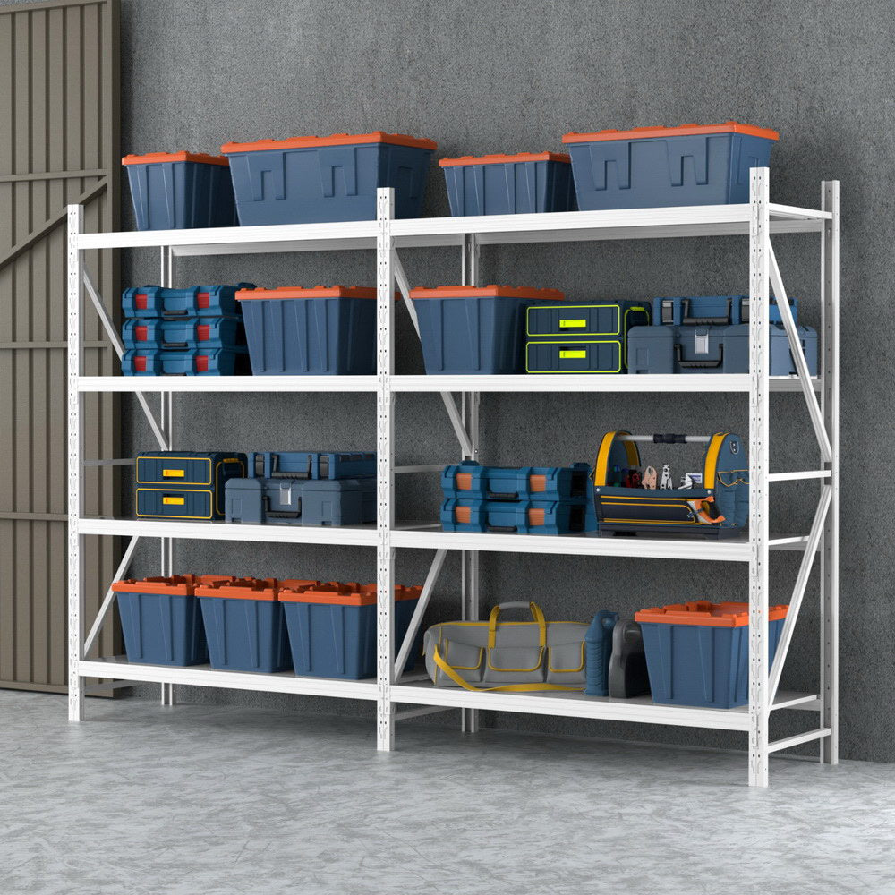 3Mx2M Giantz Garage Shelving Warehouse Rack WR-F-30006-200WH-ABC