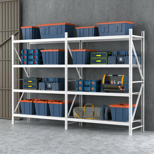 3Mx2M Giantz Garage Shelving Warehouse Rack WR-F-30006-200WH-ABC