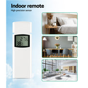 Devanti Weather Station Ultrasonic Anemometer Outdoor WiFi Rain Gauge Solar WS-H2553-WIFI-MF-UVL