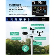 Devanti Weather Station Indoor Outdoor Wireless WiFi Professional Solar Sensor WS-H2900C-WIFI-MF-UVL