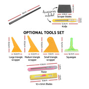 Giantz Window Tint Film Black Roll 15% VLT Home 76cm X 7m Tinting Tools Kit WTINT-76CM-VLT15-5C
