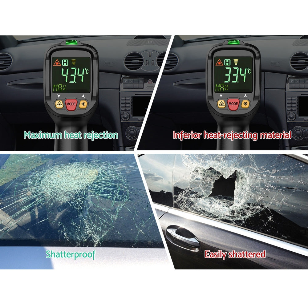 Giantz Window Tint Film Black Commercial Car Auto House Glass 76cm X 7m VLT 35% WTINT-76CM-VLT35