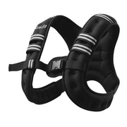 Everfit 3kg Weighted Vest Men Women, Reflective Running Vest with Armband Pouch WV-03K-BK