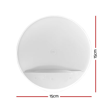 AIPOWER Bedside Lamp with Wireless Charger and Phone Holder Touch XFAP-KR02P-WH-CN