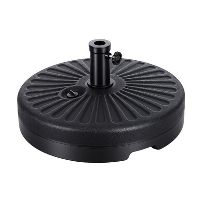 Instahut Outdoor Umbrella Base Weight Round Plastic Pole Holder 30-48mm Beach XFEL-BASE-UMB-51X12