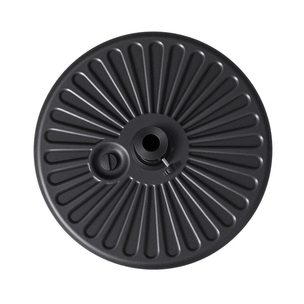 Instahut Outdoor Umbrella Base Weight Round Plastic Pole Holder 30-48mm Beach XFEL-BASE-UMB-51X12