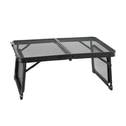 Weisshorn Camping Table Mesh Desktop Lightweight Portable Outdoor Folding Grill Desk XFEL-CAMP-HOLE-BK
