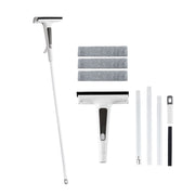 Giantz Window Cleaner Mirror Car, Spray Scrub Squeegee 136cm Extendable Long Handle with Water Tank 3 XFEL-CLEAN-HAND-WH