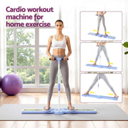 Everfit Thigh Hip Exerciser Home Ski Leg Trainer Machine Fitness Cardio Foldable XFEL-FIT-LEG-PP-90-FLD-PUL