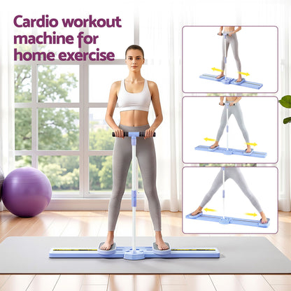 Everfit Thigh Hip Exerciser Home Ski Leg Trainer Machine Fitness Cardio Foldable XFEL-FIT-LEG-PP-90-FLD-PUL