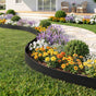 Green Fingers Garden Edging 33ft 30pcs Flexible Garden Border Plastic Lawn Edging Black XFEL-GED-33FT-30PCS-BK