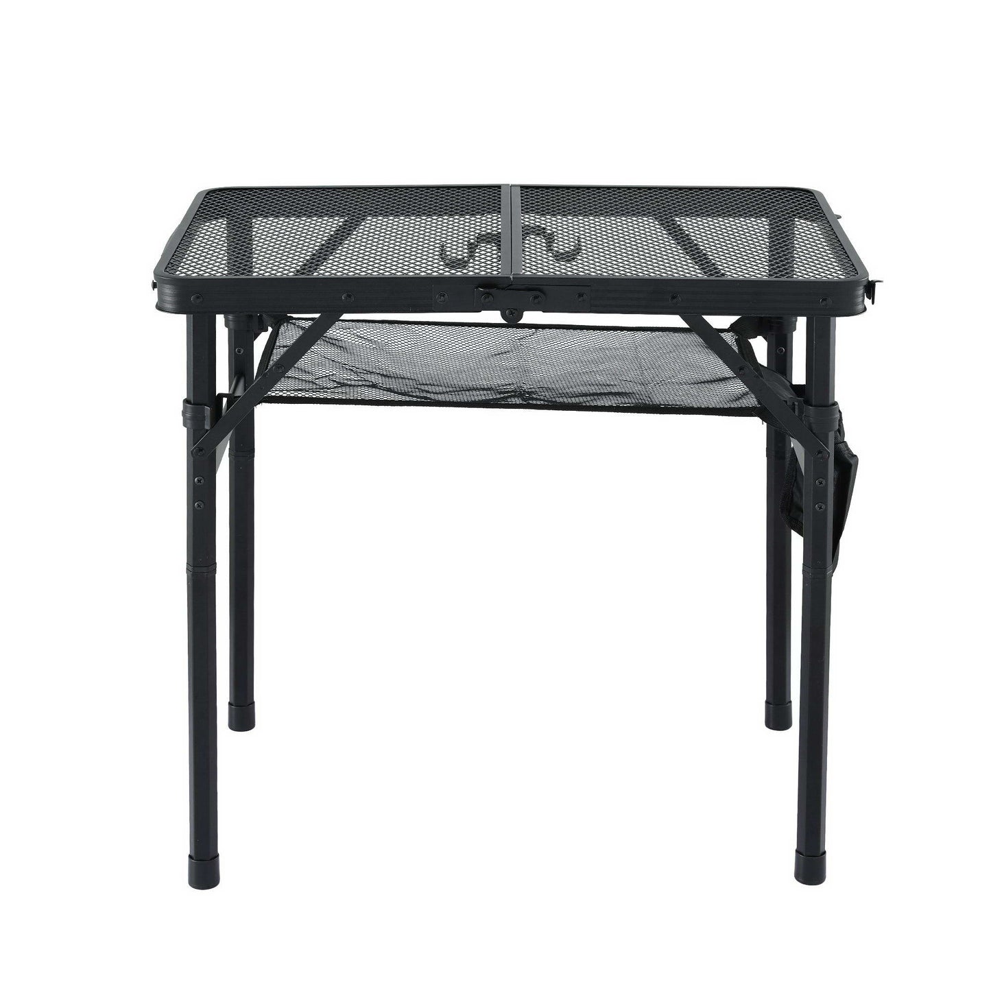 Gardeon BBQ Camp Table, 60*40*56 Portable Foldable Lightweight Grill Outdoor Metal Table 2.5kg XFEL-TABLE-MESH-60-BK
