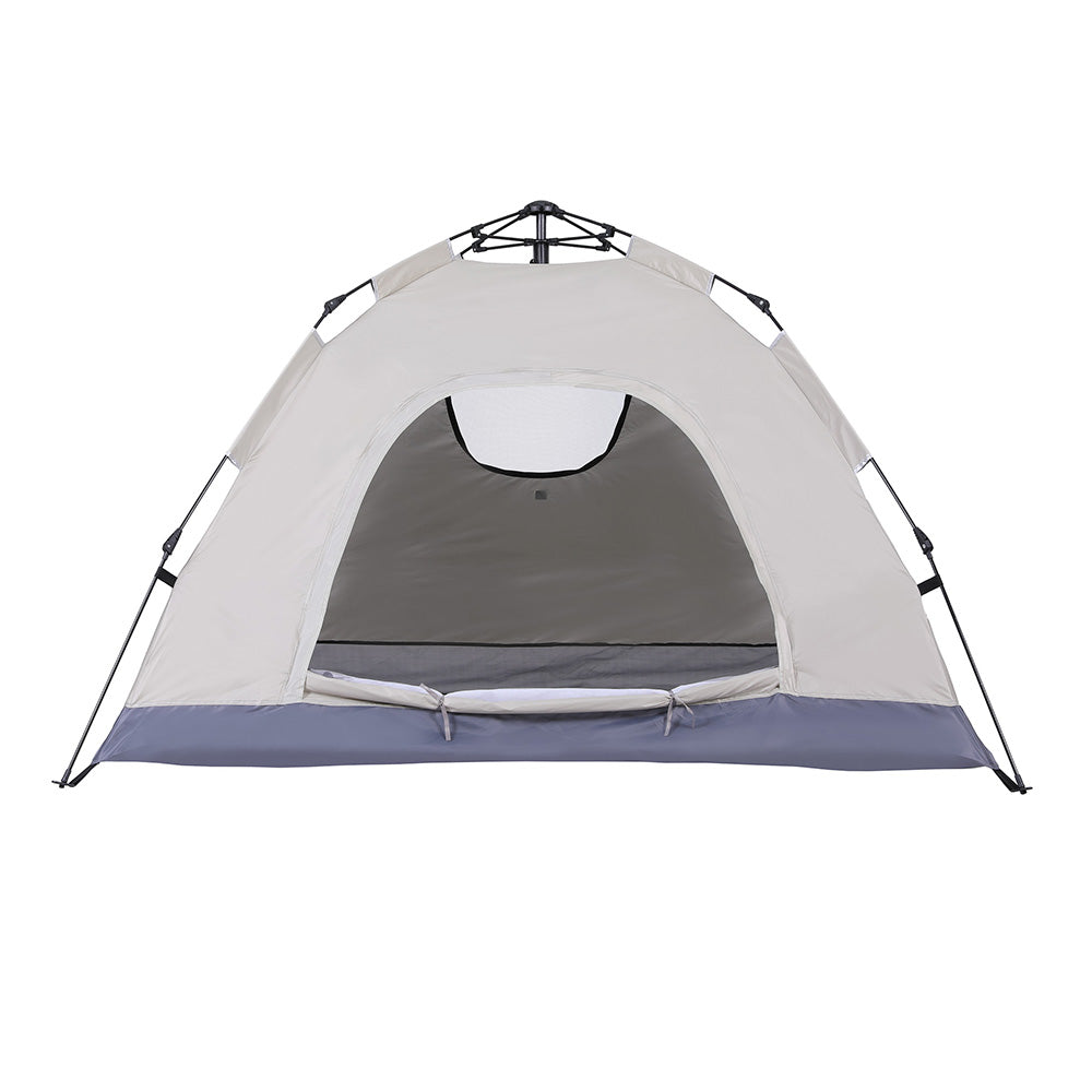 Weisshorn Camping Tent Instant Tent Pop up 2 Person Outdoor Hiking Tents Hiking Beige XFEL-TENT-210D-BE