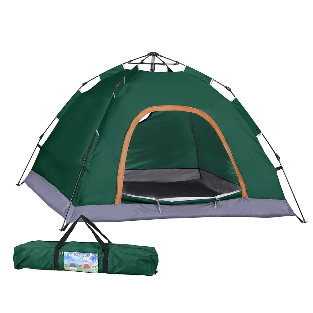 Weisshorn Camping Tent Instant Tent Pop up 2 Person Outdoor Hiking Tents Hiking Green XFEL-TENT-210D-GN