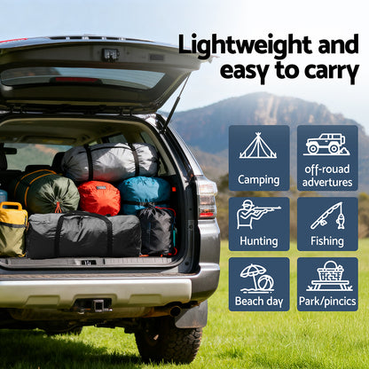 Weisshorn Camping Tent Car SUV Rear Hatchback Tents Canopy Portable Outdoor Family Black XFEL-TENT-CAR-BK