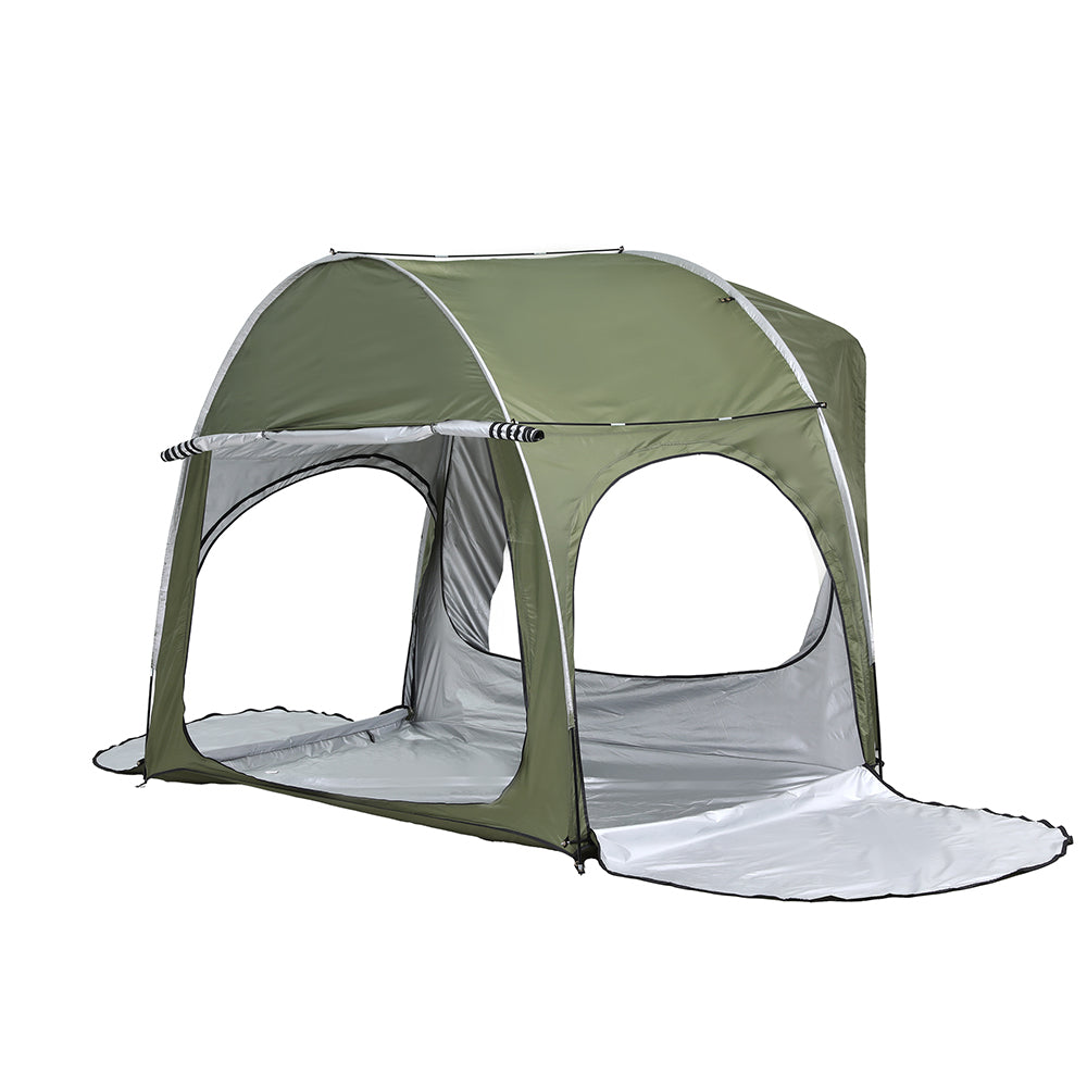 Weisshorn Camping Tent Car SUV Rear Hatchback Tents Canopy Portable Outdoor Family green XFEL-TENT-CAR-GN