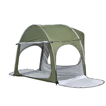 Weisshorn Camping Tent Car SUV Rear Hatchback Tents Canopy Portable Outdoor Family green XFEL-TENT-CAR-GN