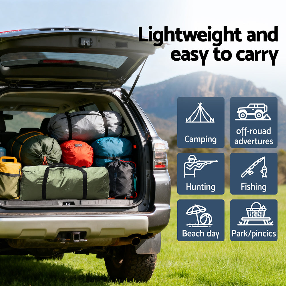 Weisshorn Camping Tent Car SUV Rear Hatchback Tents Canopy Portable Outdoor Family green XFEL-TENT-CAR-GN