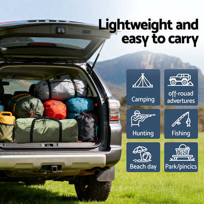 Weisshorn Camping Tent Car SUV Rear Hatchback Tents Canopy Portable Outdoor Family green XFEL-TENT-CAR-GN