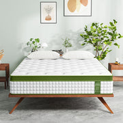 BedStory Single 30cm Hybrid Mattress Cooling Gel Memory Foam 5 Zone Pocket Spring Bed Temperature Regulating XFGH-MA-D-PC-30-S-WH