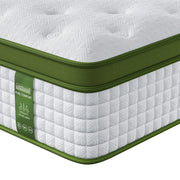 BedStory 34cm Single Latex Hybrid Mattress Medium Firm - 5 Zone Pocket Spring Bed for Pressure Relief Motion XFGH-MA-I-PC-34-S-GY